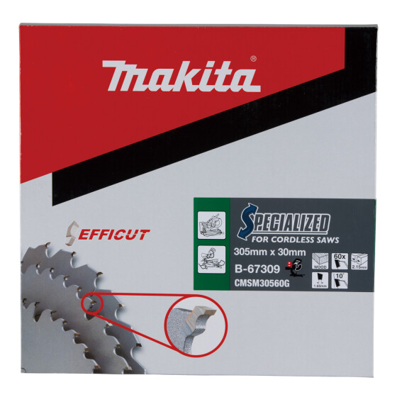 Makita Sägeblatt 305x2,15x30, 60Z EFFICUT Holz B-67309