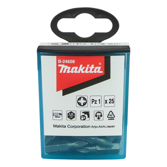 Makita Bit PZ1 Standard PZ1 25 mm 25 Stück B-24608