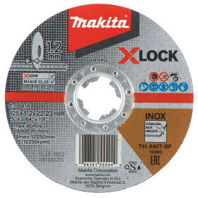 Makita Trennscheibe X-LOCK Ø 125 mm 1,2 mm X-LOCK...