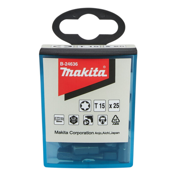 Makita Bit T15 Standard T15 25 mm 25 Stück B-24636