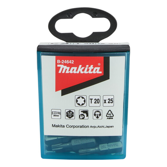 Makita Bit T20 Standard T20 25 mm 25 Stück B-24642