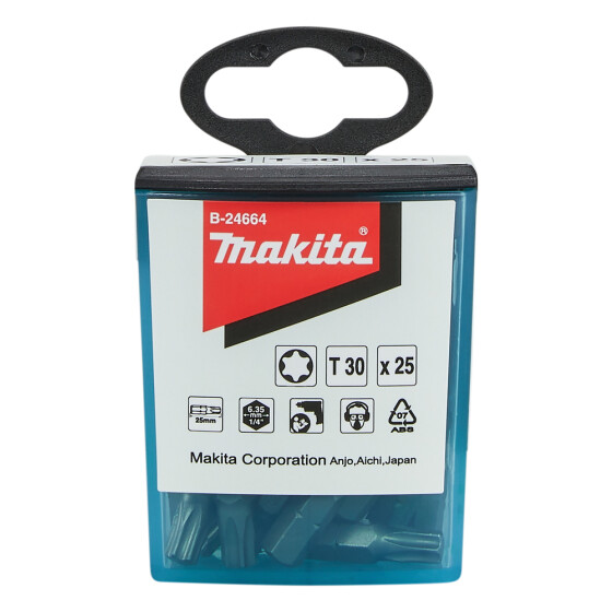 Makita Bit T30 Standard T30 25 mm 25 Stück B-24664