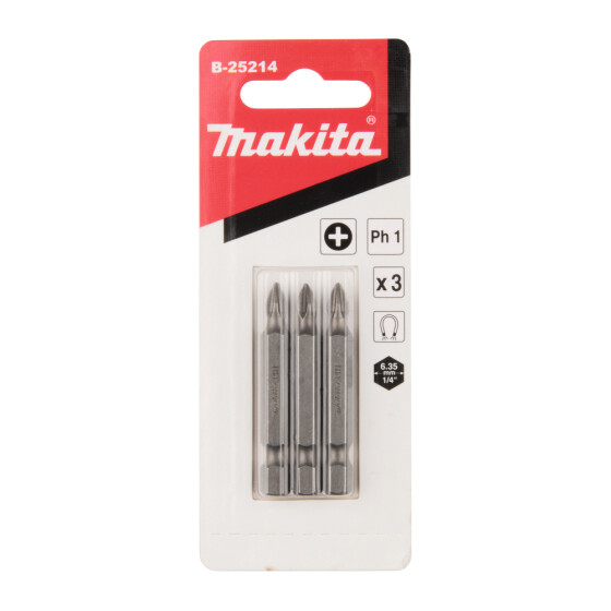 Makita Bit PH1 Standard PH1 50 mm 3 Stück B-25214