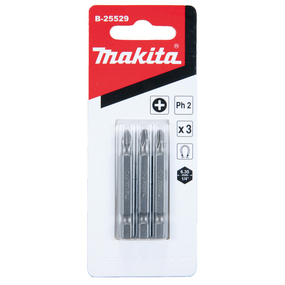 Makita Bit PH2 Standard PH2 50 mm 3 Stück B-25220