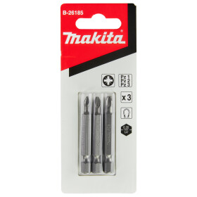 Makita Bit-Set PZ1,PZ2,PZ3 Standard PZ1, PZ2, PZ3 50 mm 3...