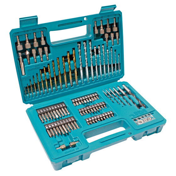 Makita Bohrer-Bit-Set 102-teilig Bohrer Bits Steckschlüsseleinsätze B-68432