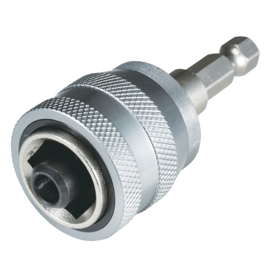 Makita EZYCHANGE Lochsägen Adapter + HSS-G Zentrierbohrer 3/8"-Sechskant Aufnahme 85 mm lang inkl. HSS-G Zentrierbohrer E-04070