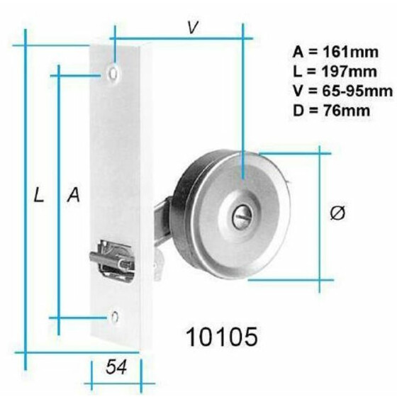 Einlassgurtwickler standard LA 161 mm  verstellbar mit Deckplatte weiß 10105