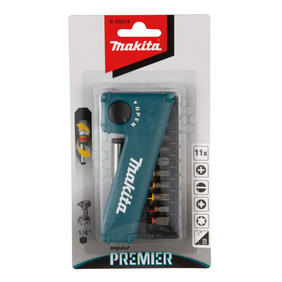 Makita Torsion Bit-Set Impact Premier 11-teilig E-03573