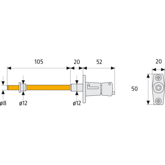 ABUS Rollladensicherung RS87 W B-Ware