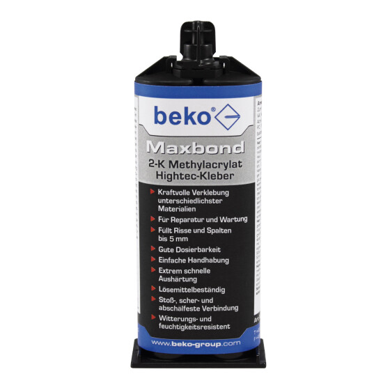 beko Maxbond 2-K Methylacrylat Hightec-Kleber 56 g inkl. 3 Zwangsmischer 270 656