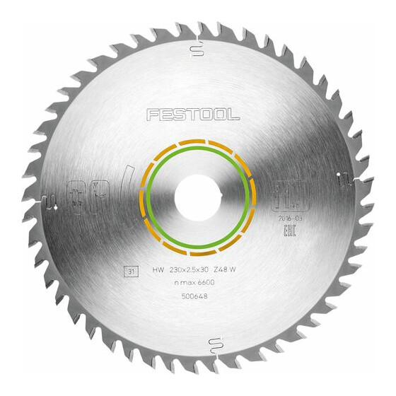 Festool Kreissägeblatt WOOD FINE CUT HW 230x2,5x30 W48 500648