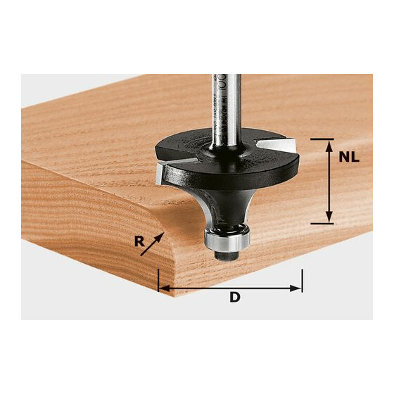 Festool Abrundfräser HW S8 D16,7/R2 KL 491009