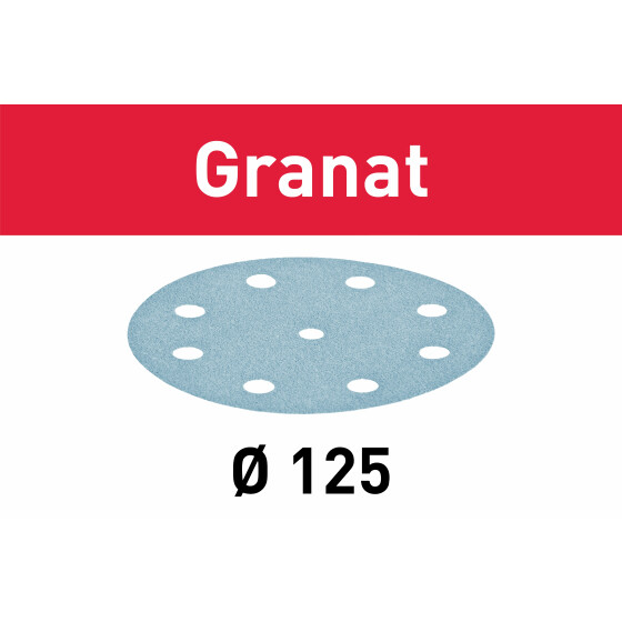 Festool Schleifscheibe Granat STF D125/8 P60 GR/10 497146