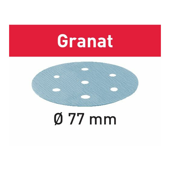 Festool Schleifscheibe Granat STF D77/6 P80 GR/50 497405