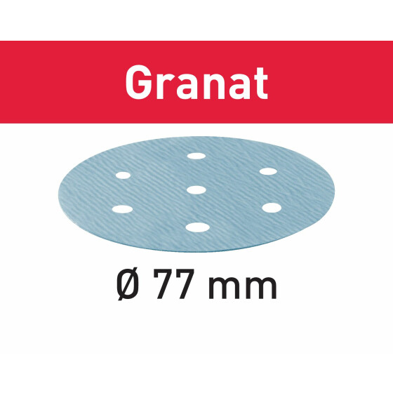 Festool Schleifscheibe Granat STF D77/6 P80 GR/50 497405