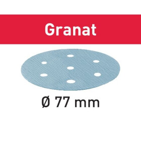 Festool Schleifscheibe Granat STF D77/6 P80 GR/50