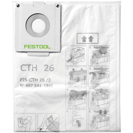 Festool Sicherheitsfiltersack FIS-CTH 26/3 497541