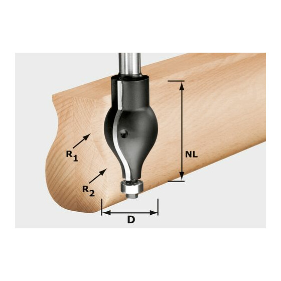 Festool Profilfräser HW R20.5/16/D32/57 S12