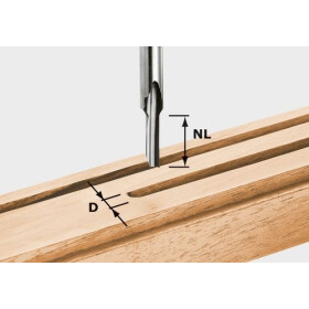 Festool Nutfräser HS S8 D 3/8