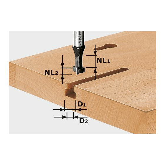 Festool T-Nutfräser HW S8 D10,5/NL13 491035