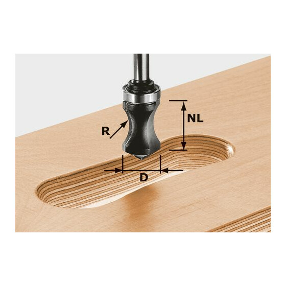 Festool Griffleistenfräser HW S8 R16/NL32