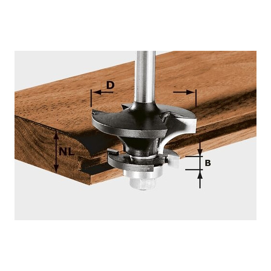 Festool Konterprofilfräser Nut HW S8 D4321  AKL 491129