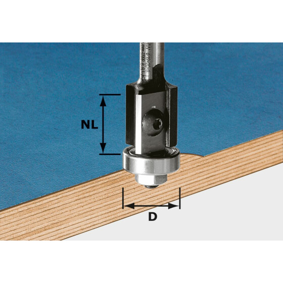 Festool Bündigfräser-Wendeplatten HW S8 D19/20WM Z2 491082