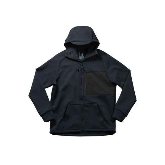 MASCOT® Advanced Kapuzensweatshirt, Reißverschluss 17384-319-01009 dunkelmarine/schwarz