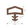 Zimmertürdichtung L3001 Meterware